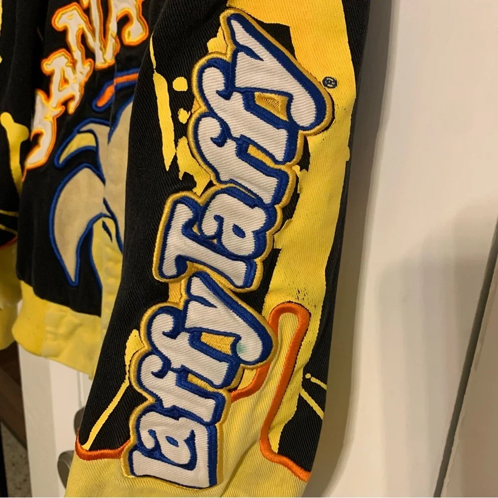 Laffy Taffy Banana Racing Jacket Size Kids Medium 7-8